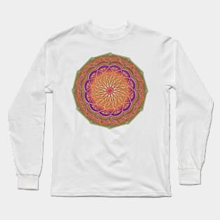 Mandala doodle 0018 Long Sleeve T-Shirt